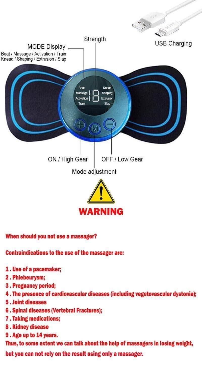 Relax Patch Pro – Mini Portable Body Massager