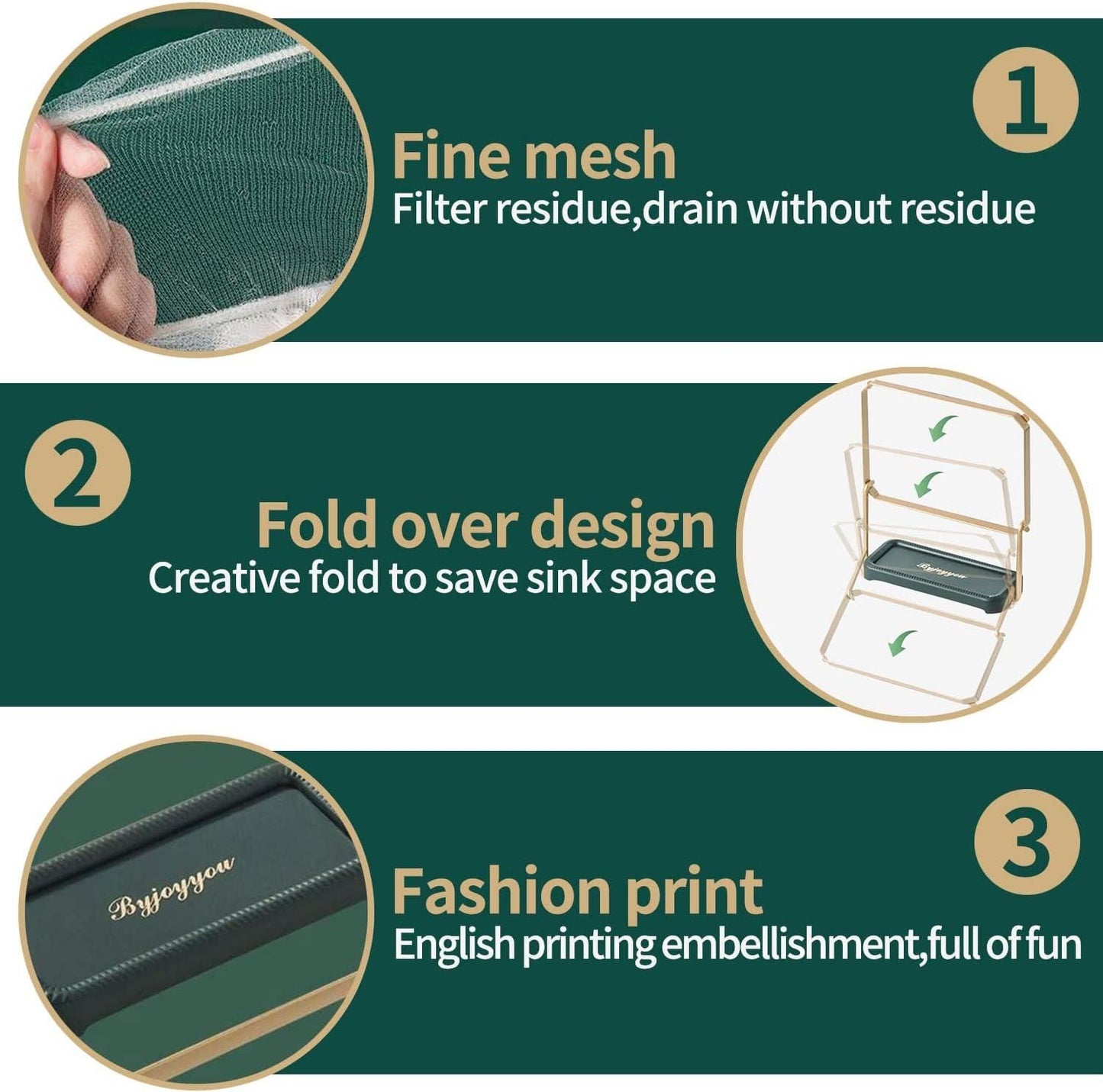 100 Pcs Kitchen Sink Filter Mesh Bags with Suction Cup – Food Waste & Drain Strainer Nets
