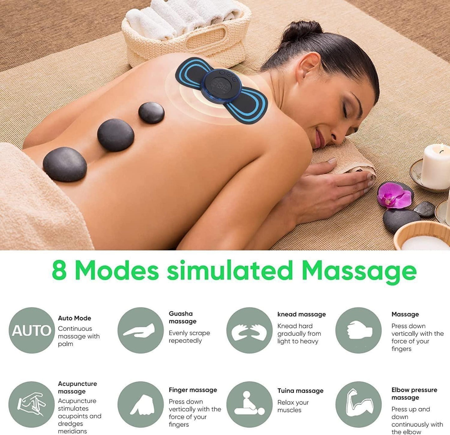 Relax Patch Pro – Mini Portable Body Massager