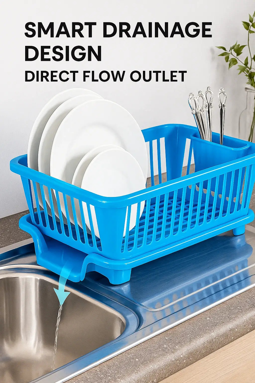 Multipurpose Dish Rack for Kitchen