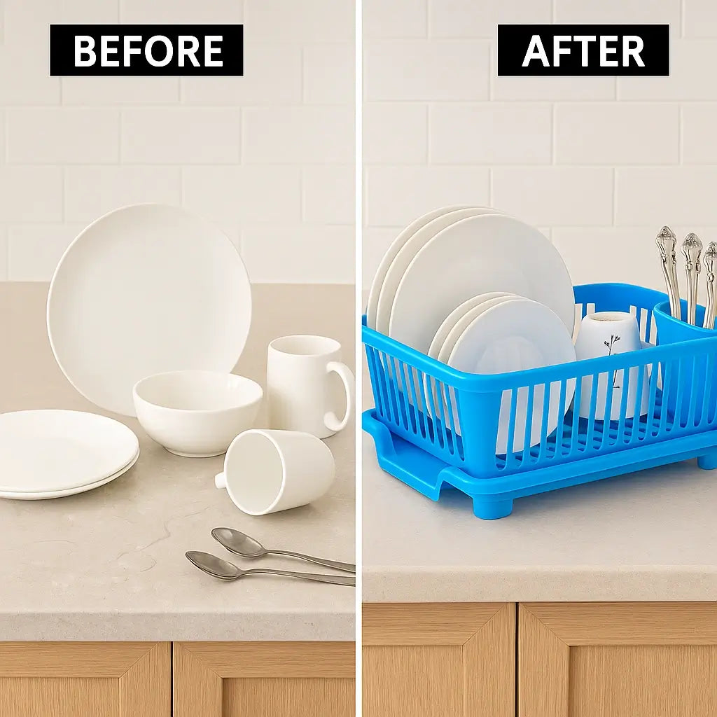 Multipurpose Dish Rack for Kitchen