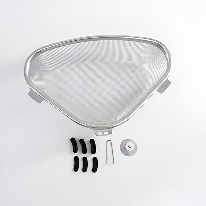 Kitchen Sink Drain Basket Triangle Shape Stainless Steel