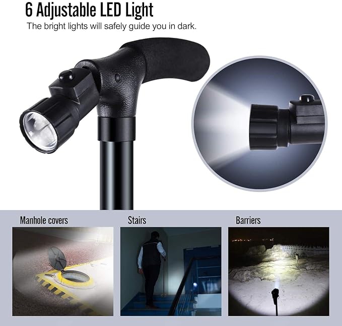 Glowstride Cane with Led Light