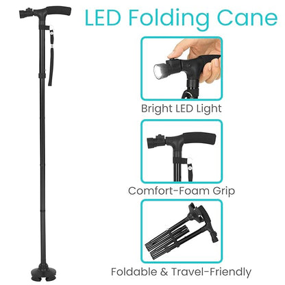 Glowstride Cane with Led Light